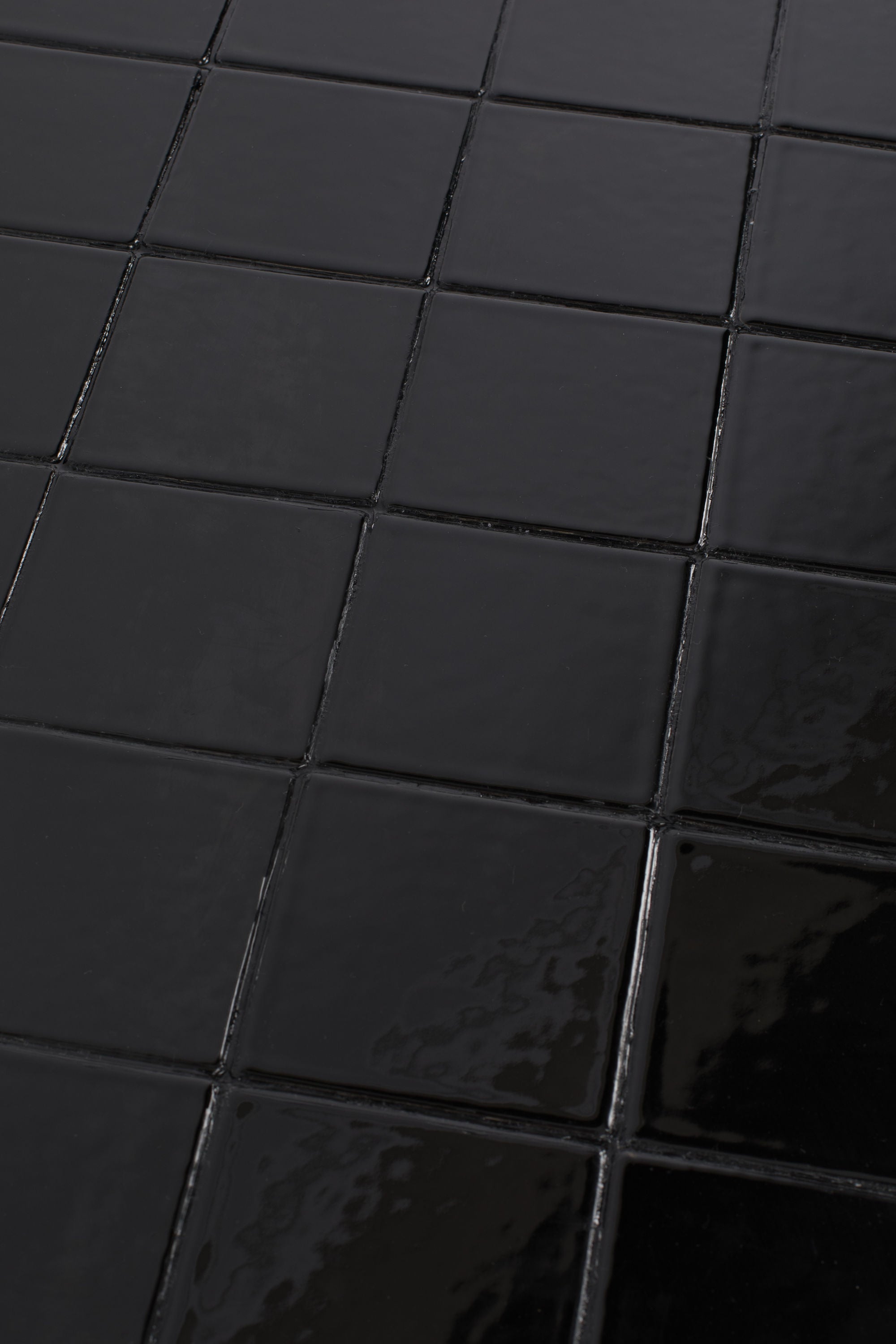 Zuiver Glazed Ceramic Black Rectangle Coffee Table